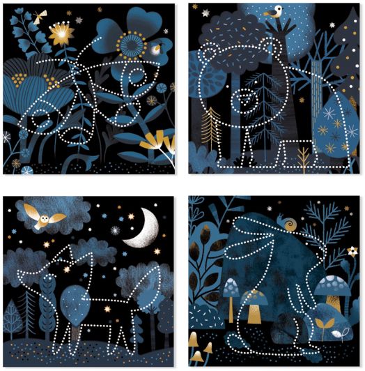 Творчески комплект Djeco: Разкрий изображението с микроперфорация