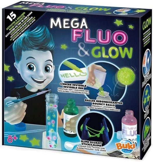 Комплект за експерименти Buki Sciences - Флуоресцентна светлина