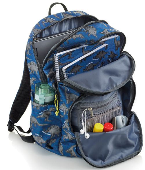 Раница Miquelrius Wild Dino с две отделения, светеща в тъмното