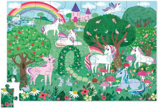 Пъзел Crocodile Creek - Еднорози, 50 части