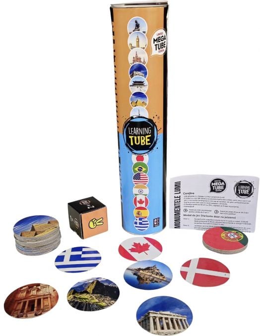 Образователна игра Learning tube - Флагове и забележителности
