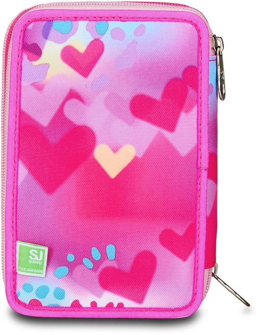 Ученически несесер Seven SJ Ever Unicorn с три отделения, пълен