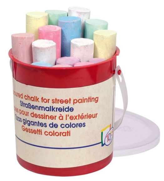 Цветни тебешири в кофичка, 15 броя