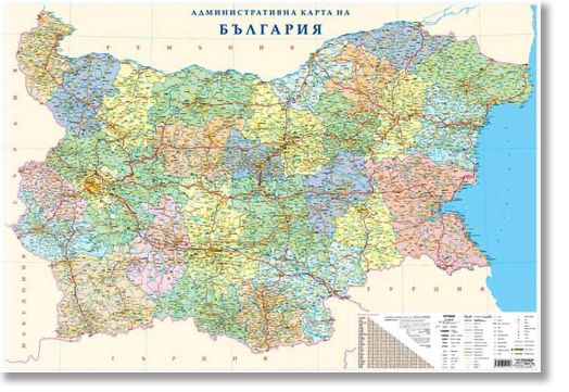 Административна карта България