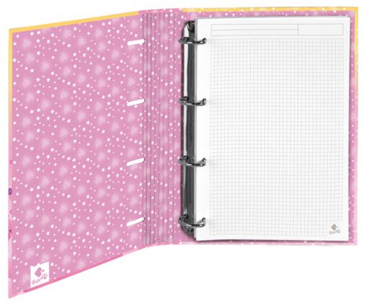 Папка Busquets Unique 2022 със 120 листа, 4 ринга и ластик