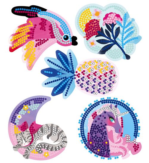 Креативен комплект Janod - Декорация с кристални феи