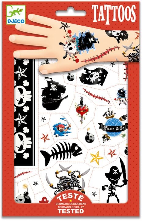 Детски татуировки Djeco - Пирати