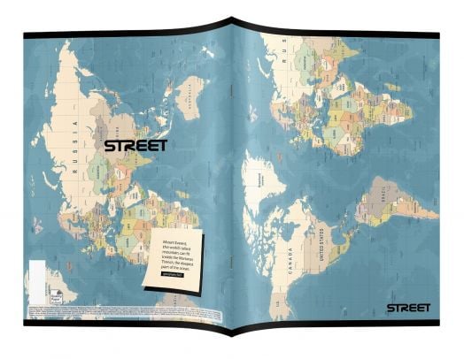 Тетрадка Street Smart А4, 80 листа - широки редове