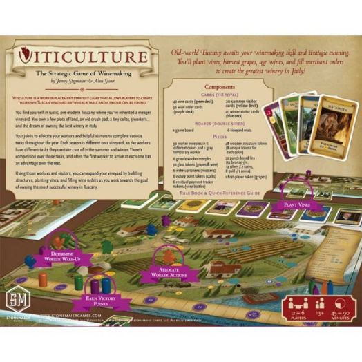 Настолна игра: Viticulture Essential Edition
