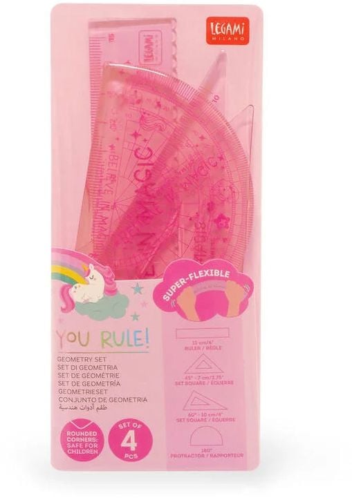 Комплект за чертане Legami - Unicorn