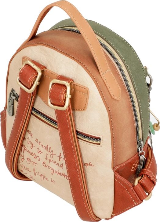 Раница Anekke Peace & Love Camel 19 x 23 x 8 см.