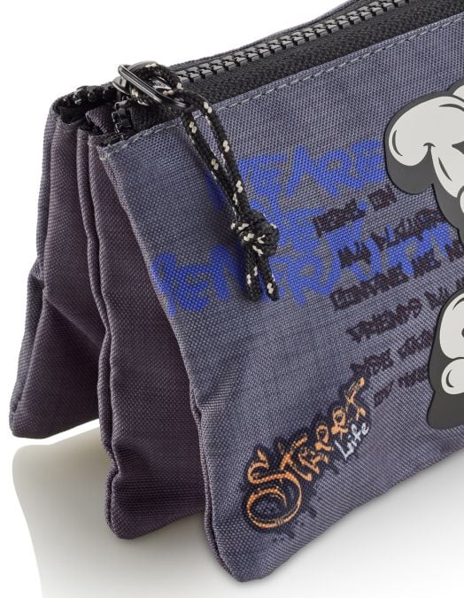 Несесер Miquelrius Graffiti с три отделения, правоъгълен