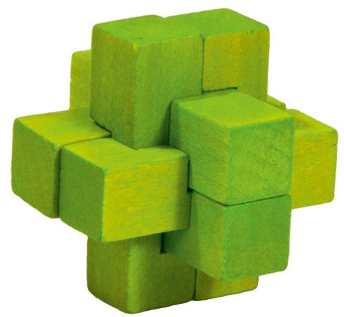 3D пъзел от бамбук - Кръст