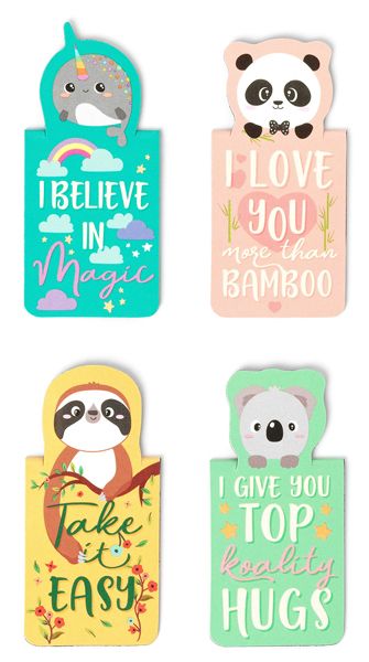 Комплект магнитни книгоразделители Legami Never Stop Reading