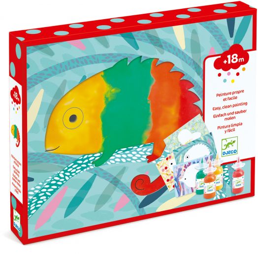 Комплект за оцветяване Djeco - Squirt and Spread