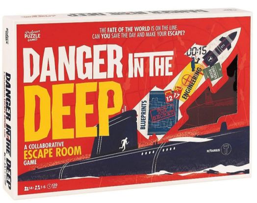 Игра Professor Puzzle: Danger in the Deep