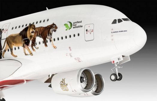 Сглобяем модел - Самолет Emirates A380-800 Wild Life