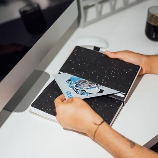 Комплект тефтер и светеща химикалка Grupo Erik Star Wars Luke Skywalker