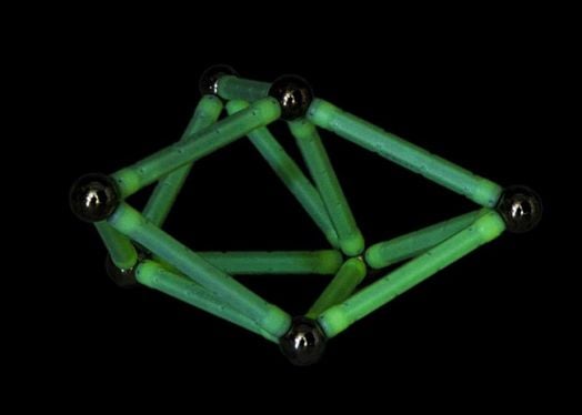 Магнитен конструктор Geomag Glow, 30 части