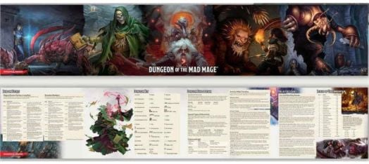 Dungeons & Dragons Campaign Book - Dungeon Master's Screen Waterdeep - Dungeon of the Mad Mage