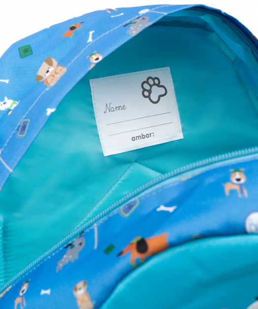 Ученическа раница Ambar Pets Friends, синя