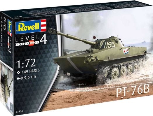 Сглобяем модел Revell - Танк PT-76B