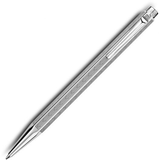 Химикалка Caran d'Ache Ecridor Chevron Silver