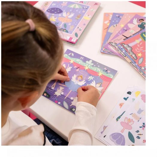 Творчески комплект със стикери Floss & Rock Sticker art - Enchanted