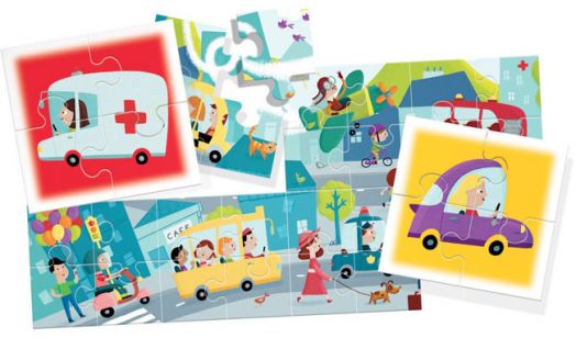 Комплект пъзели Headu - Градска среда