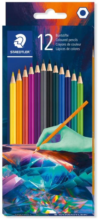 Цветни моливи Staedtler Multiverse, 12 цвята, вариант 1
