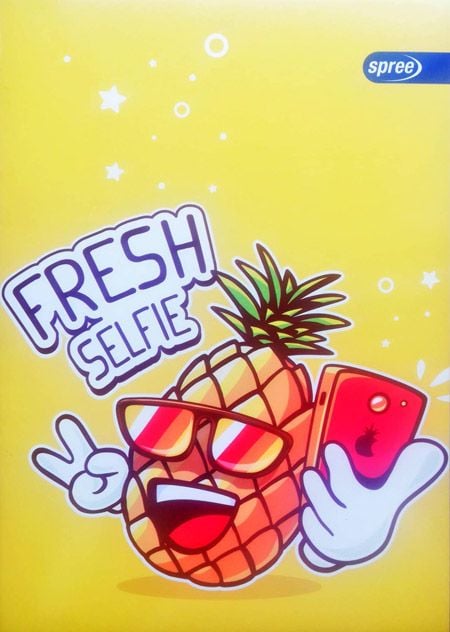 Тетрадка Spree Basic А5, 20 листа - тесни и широки редове