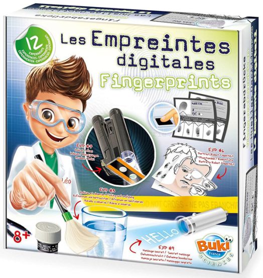 Детективска лаборатория Buki - Отпечатъци, 12 експеримента