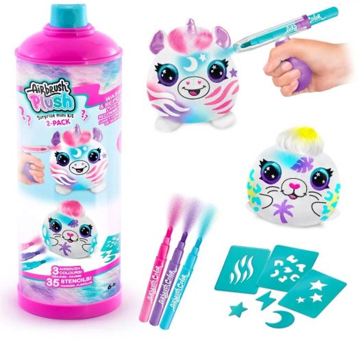 Плюшена играчка за оцветяване Canal Toys - Мини животинчета, 2 бр.