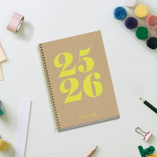 Седмичен тефтер - органайзер Miquelrius Eco Year от септември 2025 до юни 2026 г.