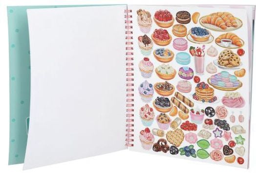 Книжка за оцветяване Top Model - Cake & Bake