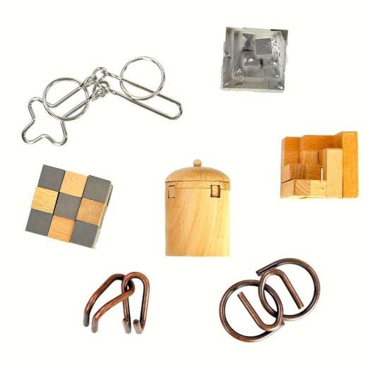 Комплект 3D пъзели Professor Puzzle, 7 бр. Седемте чудеса на света