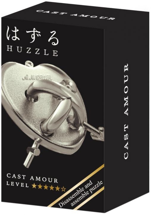 3D пъзел Eureka Hanayama Cast Mini Huzzle Amour Silver