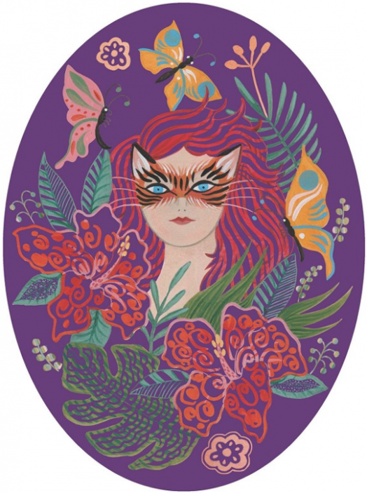 Комплект скреч картини Djeco - Нимфи