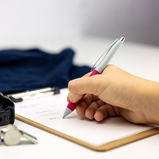 Автоматична химикалка Schneider Haptify Grey-Magenta