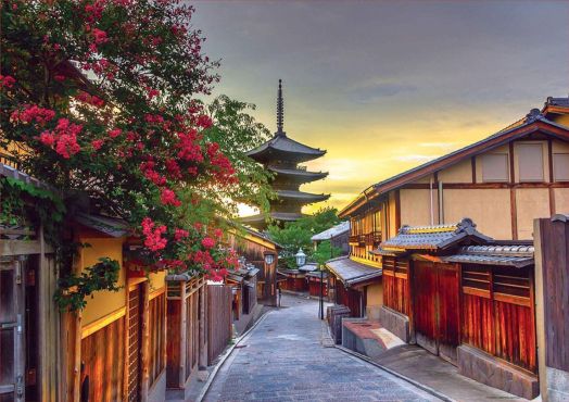 Класически пъзел Educa: Ясака Пагода, Япония, 1000 части