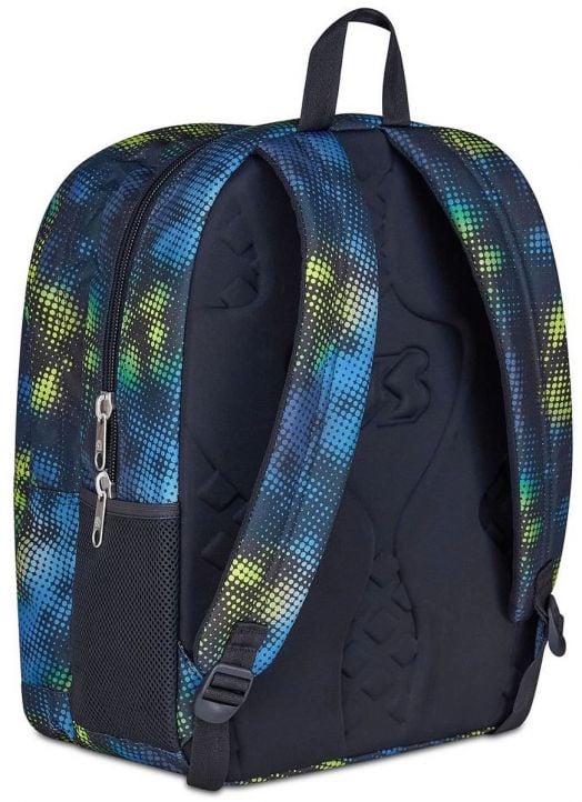 Ученическа раница Seven Freethink Acid Green с две отделения и USB порт