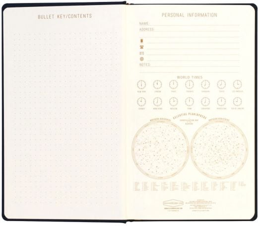 Тефтер DesignWorks Ink - Moon Phases