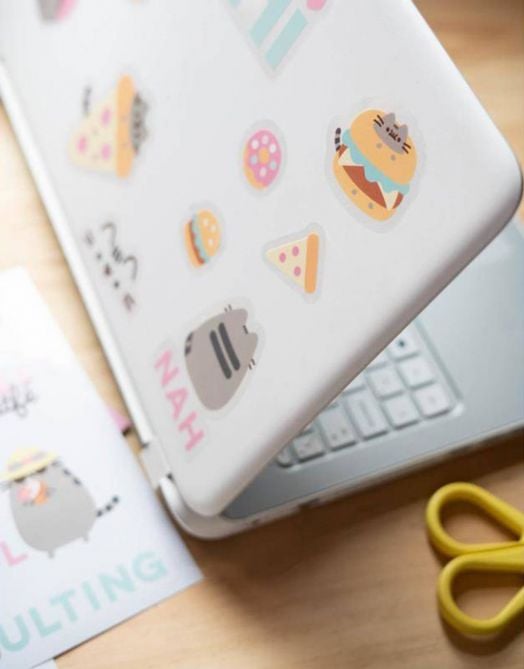 Стикери за устройства Pusheen The Cat Foodie