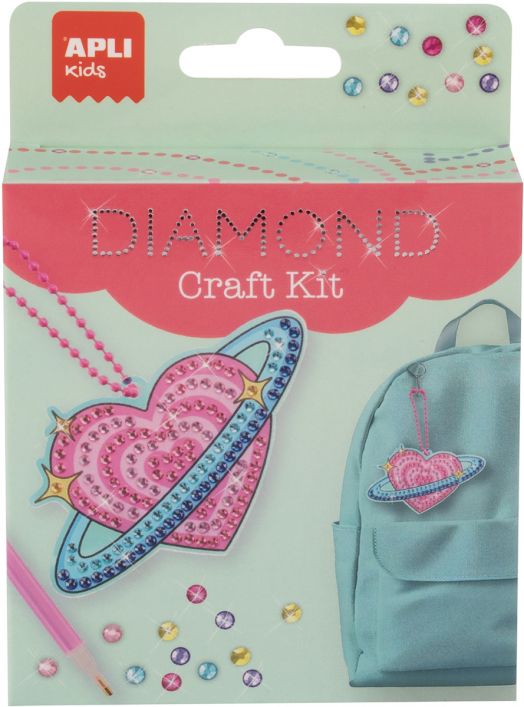 Креативен комплект Apli Kids - Направи си сам ключодържател сърце