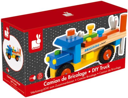 Дървена играчка Janod - Сглоби си сам камионче