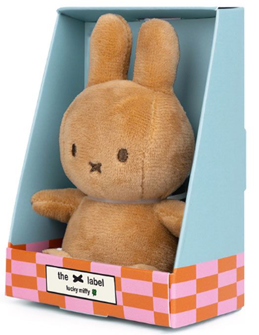 Плюшена играчка Miffy Lucky Sitting - Бежов заек, 10 см.