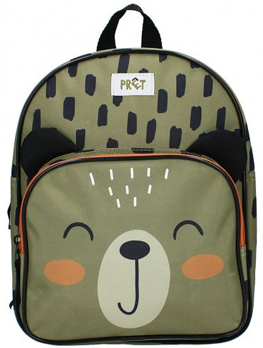 Детска раница Vadobag Pret Giggle - Мече, каки, 29 х 23 х 8 см.