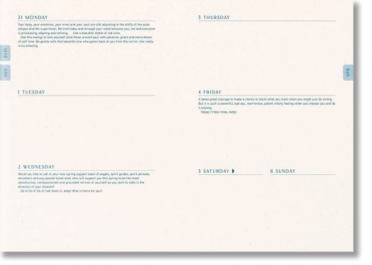 2025 Moon Goddess Diary - Northern Hemisphere