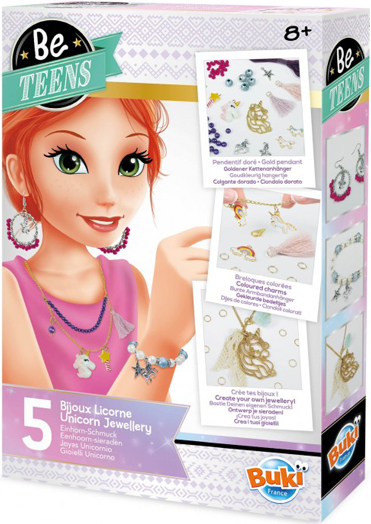 Творчески комплект Buki Be Teens - Направи си сам бижута, Еднорог
