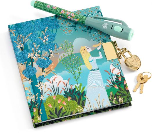 Таен дневник с магическа химикалка Djeco - Charlotte